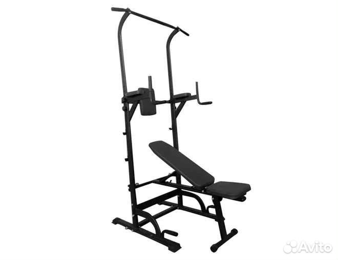 Стойка напольная (турник, пресс, брусья, скамья)