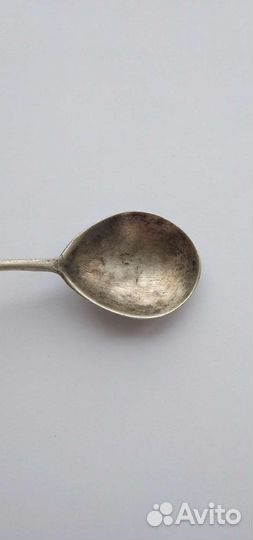 Кофейная ложка царское серебро 1881 год 84 проба