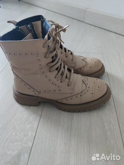 Ботинки женские 38 размер натуральная кожа