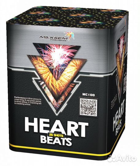 Батарея салютов hearts beats(MC100)