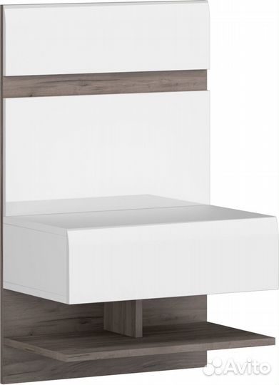 Коллекция Ультра Тумба прикроватная №2 (1шт) Белый