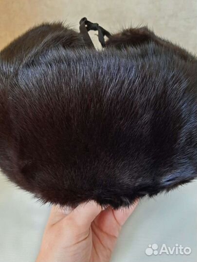 Норковая шапка мужская