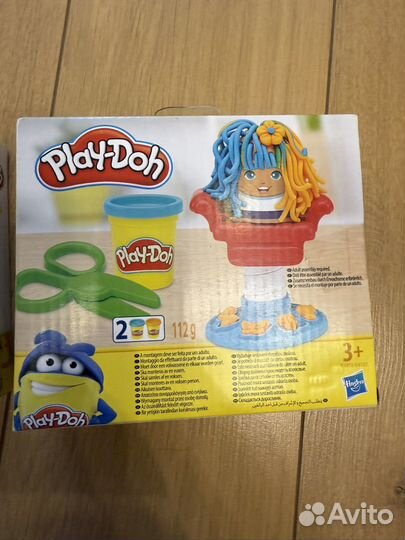 Наборы для лепки Play-Doh мороженое и парик