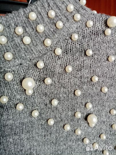 Свитер укороченный