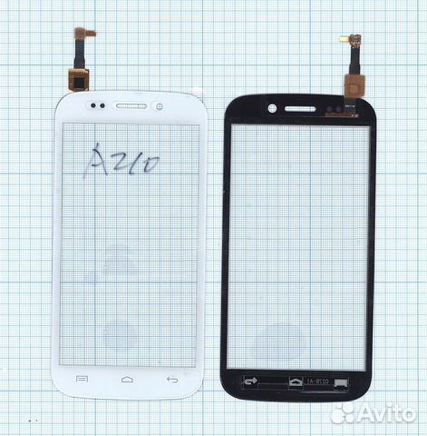 Тачскрин для Micromax A210 Canvas 4 белое