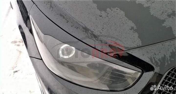 Реснички на фары Hyundai Solaris 1 (Дорестайлинг)