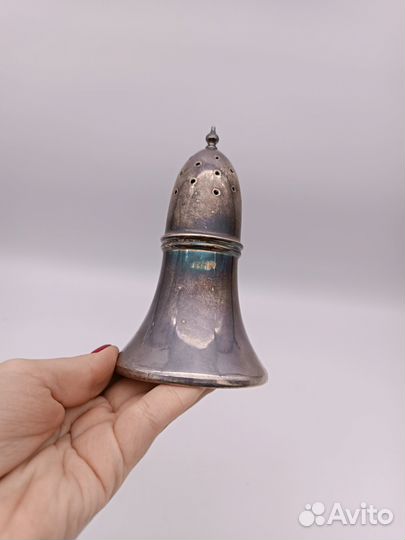 Солонка перечница серебрение нач. XX в. Англия