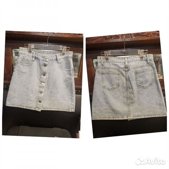 Юбка джинсовая для девушек 42-48 р