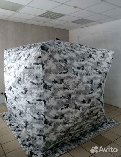 Палатка зимняя cube 180х180х200 (три слоя)