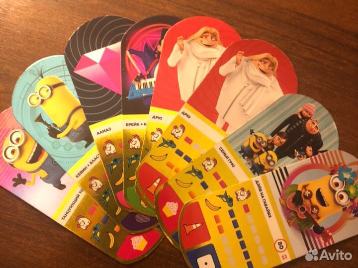 Карточки «Миньоны»