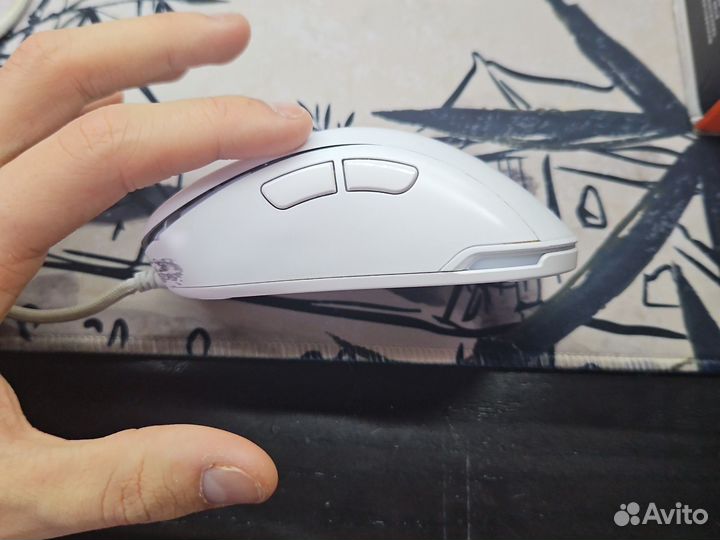 Игровая мышь zet gaming edge белая