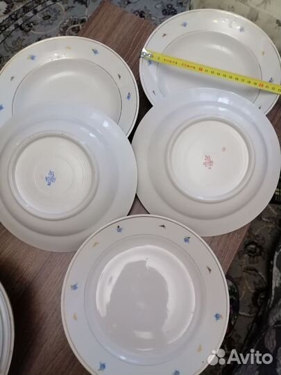 Тарелки суповые СССР Дулево,Зик