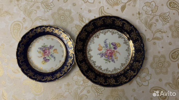 Фарфоровые тарелки чехия
