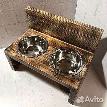 Подставки для мисок из девева