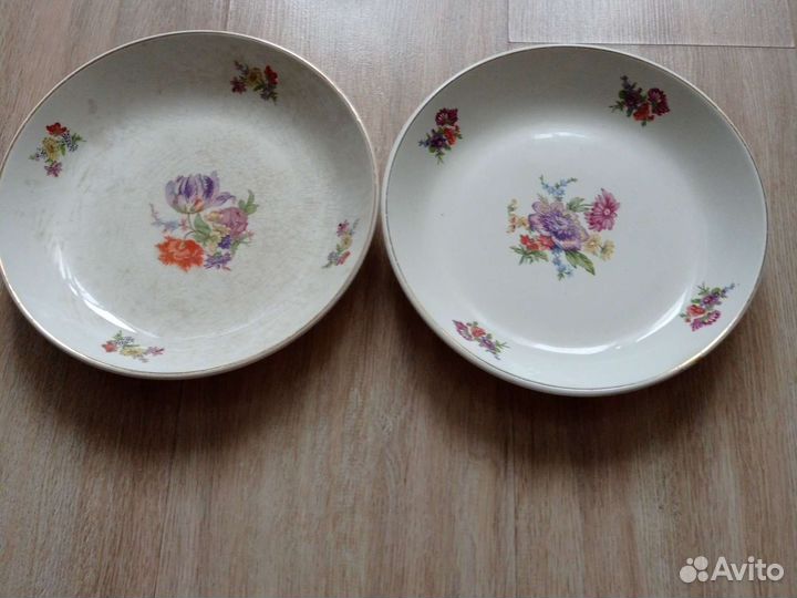 Тарелки СССР, бокал СССР