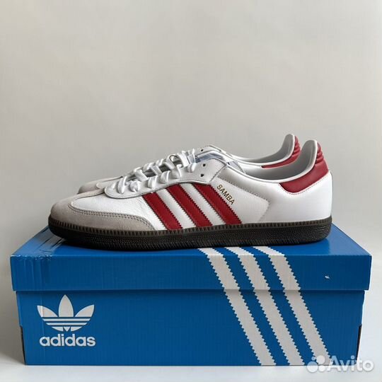 Adidas Samba OG White Better Scarlet IG1025 46.5