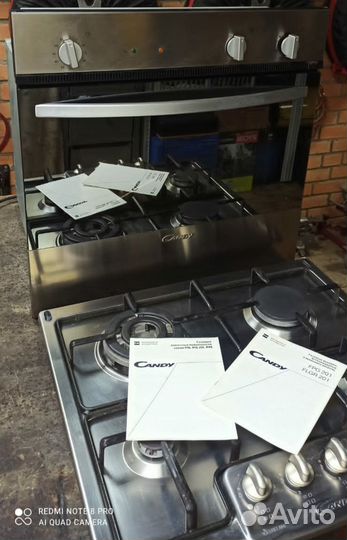 Встраеваемая газовая плита(духовой шкаф+варочная)