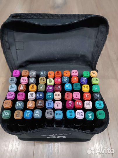 Маркеры для скетчинга 60 штук