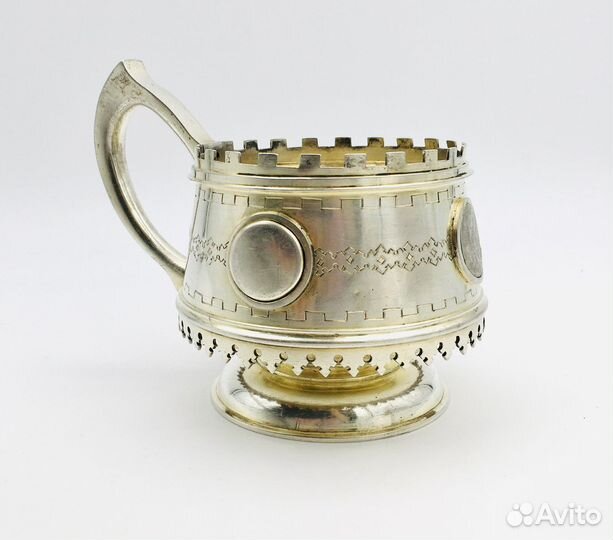 Михаил Тарасов Серебряный подстаканник 84 пробы