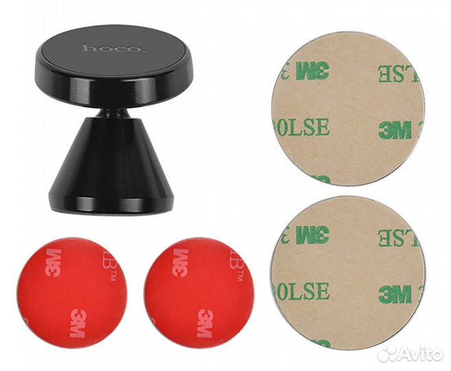 Магнитный держатель Hoco CA46 Metal black