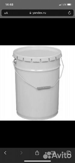 Ведро из под кокосового масла