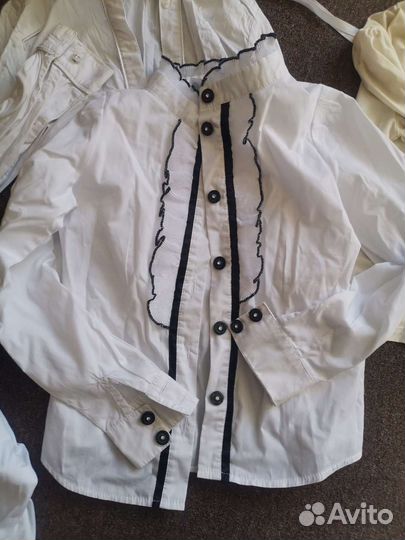 Рубашки блузки в школу 122-134