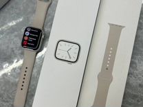 Часы apple watch 7 45 mm starlight