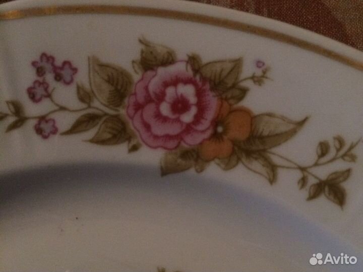 Тарелки Блюда позолота СССР