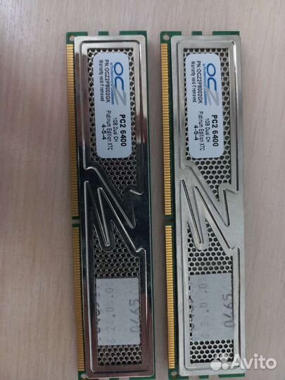 Оперативная память ddr2 OCZ Technology 1gb 2 шт