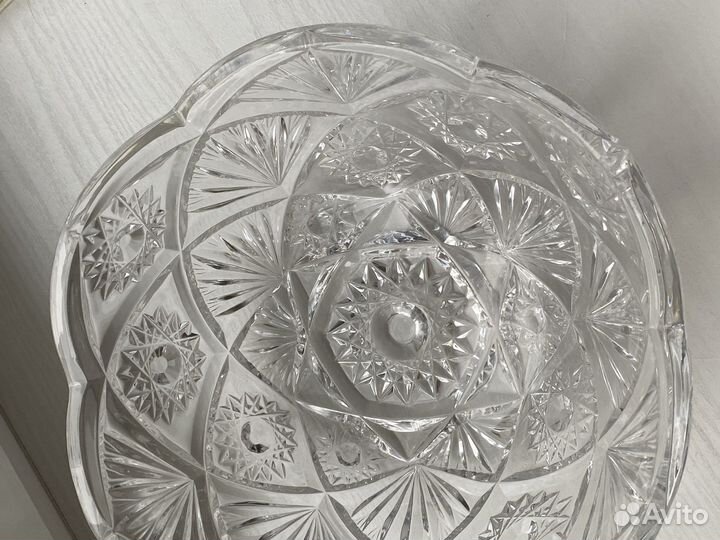 Вазы для фруктов хрусталь