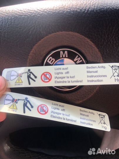 Наклейки ксенон фары BMW e39 е38 е46 е53 е60