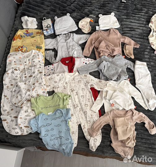 Вещи пакетом на мальчика 56 62 68