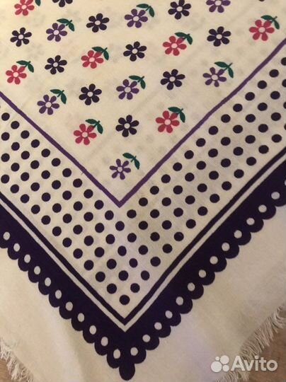 Платки женские винтаж нат/шелк