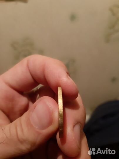 10 рублей северная Осетия биметалл,редкий брак