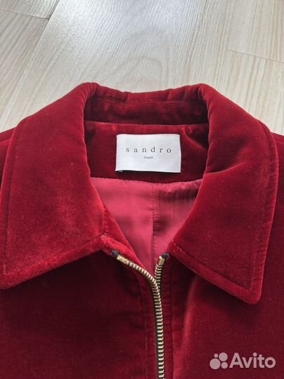 Бархатная куртка Sandro
