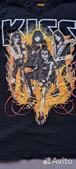 Футболка группы kiss, официальный мерч