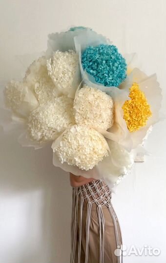 Сухоцветы Гортензия стабилизированная