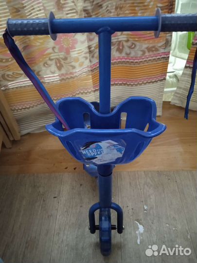 Самокат детский трехколесный бу