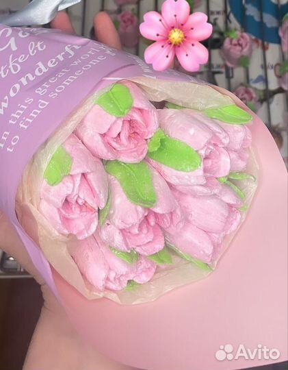 Зефирные тюльпаны