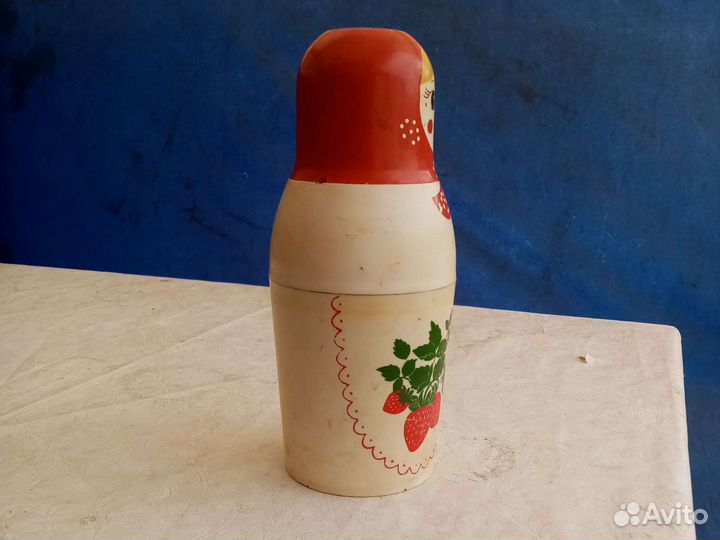 Термос матрешка СССР