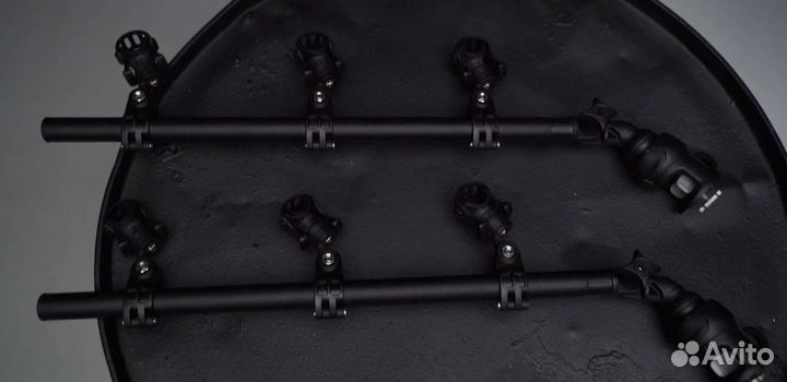 Borika Держатель 3 спиннингов на борт лодки Борика