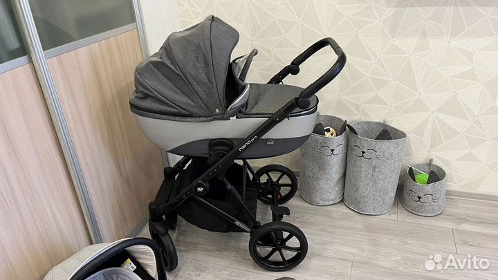 Коляска 3 в 1 riko nano PRO (графит)