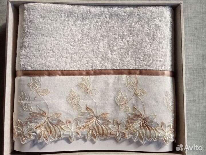 Полотенце в подарочной упаковке хлопок