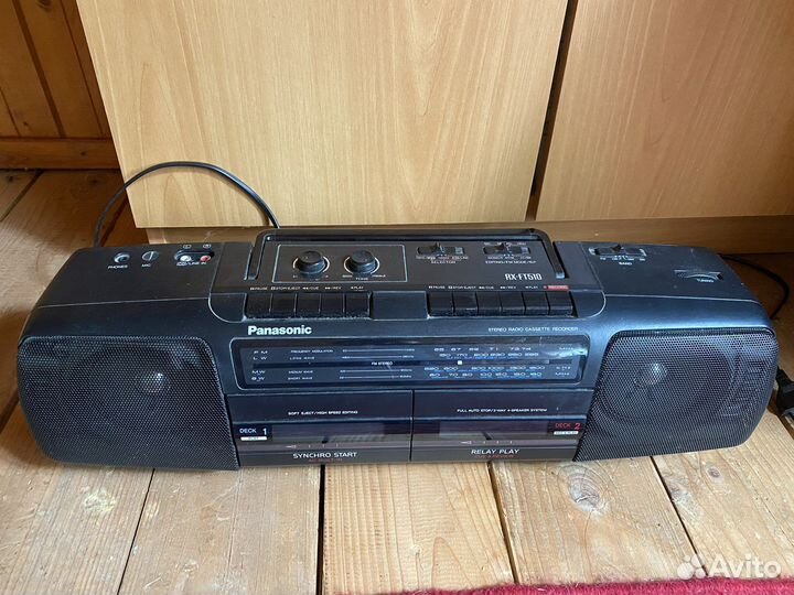 Магнитофон panasonic rx-ft510