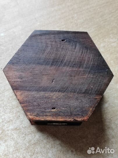 Шкатулка для украшений дерево резная и браслет