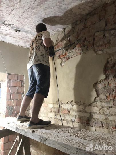 Демонтаж, Алмазная резка стен, увеличение проемов