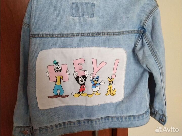 Джинсовая рубашка детская