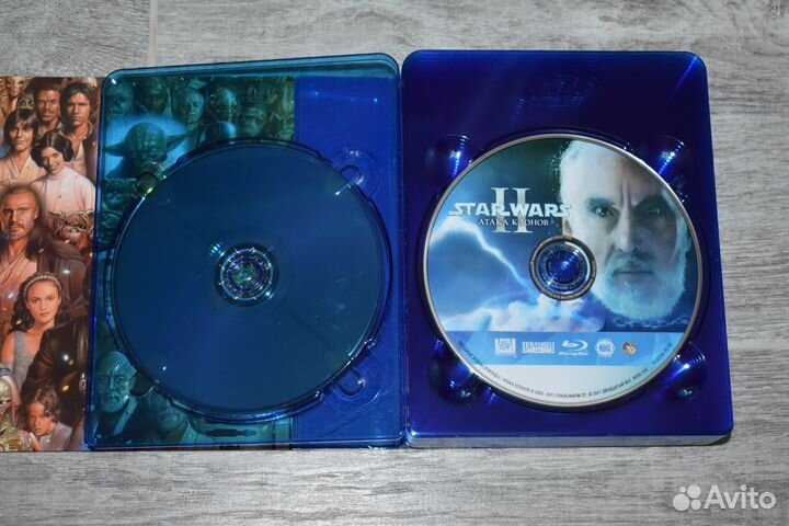 Диски Blu ray Звездные войны 6 эпизодов. Лицензия