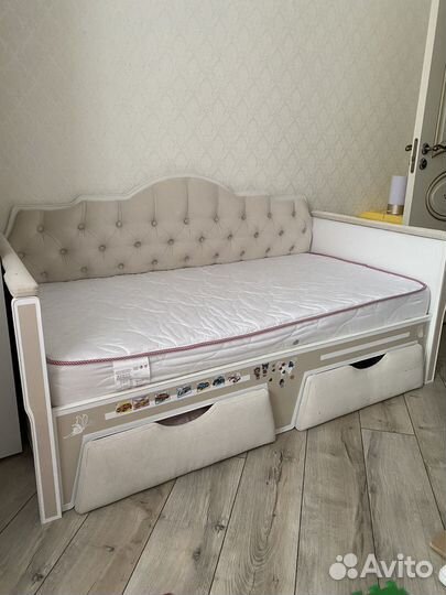 Детская кровать от 3 лет с матрасом 160