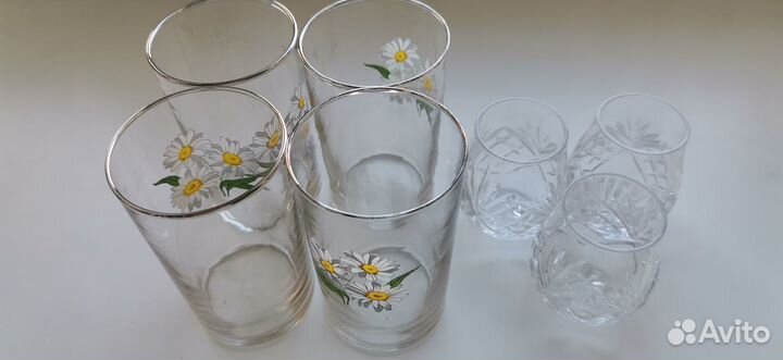Стаканы рюмки комплектом